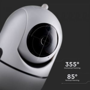 1080P IP Indoor Camera With EU Power Plug & Auto Track Function