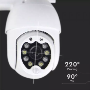 P09-8 WIFI Outdoor Camera With 8 Led Lights 3MP IP65 Dome