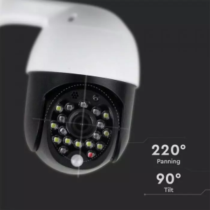 P09-18 WIFI Outdoor Camera With 8 Led Lights 3MP IP65 Dome