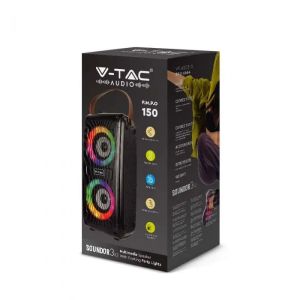 10W Rechargeable Speaker With USB & TF Card RGB 2*3inch