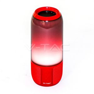 2*3W LED Bluetooth Speaker With USB&TF Card Slot Red