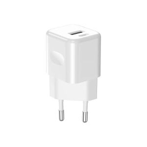 20W Charging Adapter With 1PD + 1 QC Port White