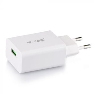 Fast Charging Set With Travel Adapter & Micro USB Cable White