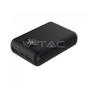 10K Mah Power Bank With Display Black