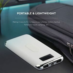 10K Mah Power Bank With Display And Wireless Charging White