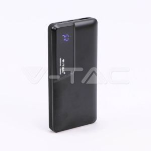 10K Mah Power Bank With Digital Display & USB Type C Black