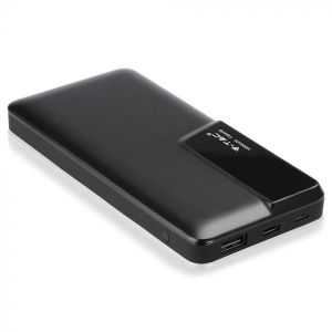 10K Mah Power Bank With Digital Display & USB Type C Black