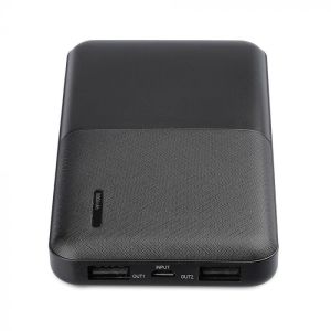 10K Mah Super Slim Power Bank Black