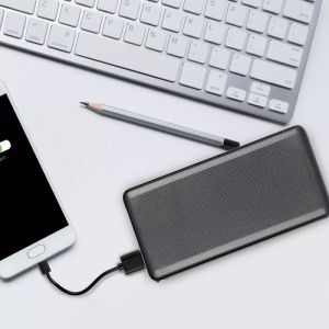 30K Mah Jumbo Powe Bank Dual USB Black