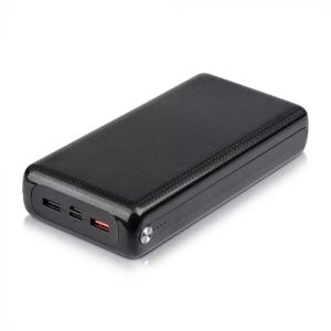 30K Mah Jumbo Powe Bank Dual USB Black