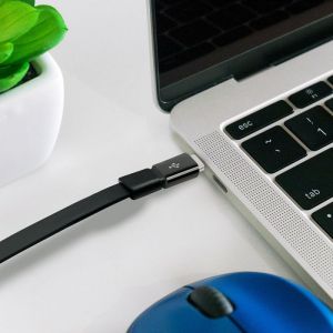 Micro USB To Type C Adaptor Black