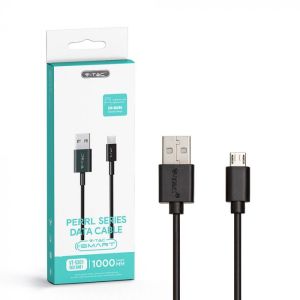 1 M Micro USB Cable Black - Pearl Series