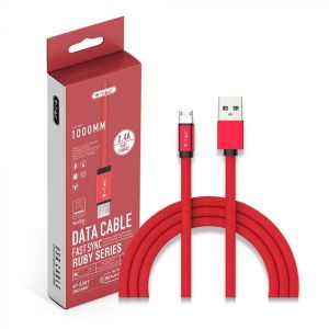 1 M Micro USB Cable Red - Ruby Series