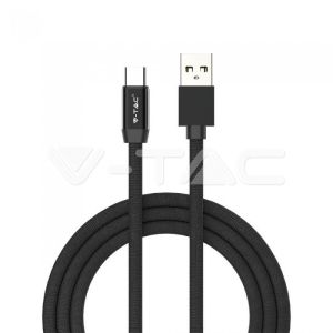 1 M Type C USB Cable Black - Ruby Series