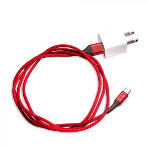 1 M Type C USB Cable Red - Gold Series