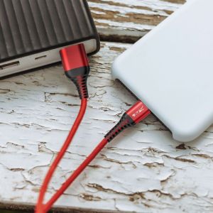 1 M Type C USB Cable Red - Gold Series