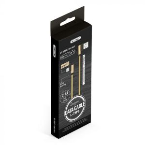 1 M Micro USB Cable Gold - Diamond Series