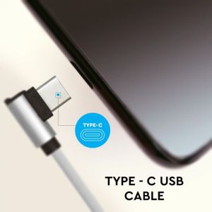 1 M Type C USB Cable Grey - Diamond Series