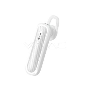 Headset Bluetooth 70mAh White