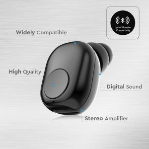 Earbuds Bluetooth 55mAh Black