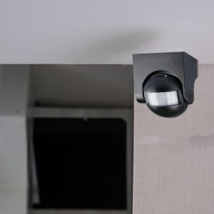 Infrared Motion Sensor Wall Black