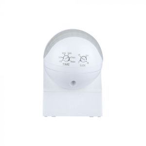 PIR Wall Sensor With Moving Head White