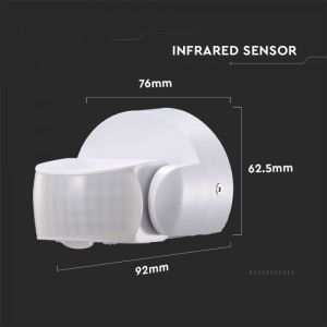 Infrared Motion Sensor White Body