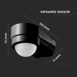 Infrared Motion Sensor Black Body