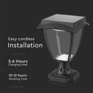 2W LED Solar Wall Lamp 3in1 IP44