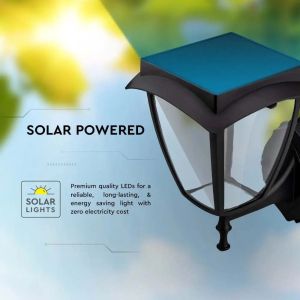 2W LED Solar Stand Lamp Black Body 3000K+6000K IP44