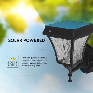 2W LED Solar Stand Lamp Black Body 3000K+6000K IP44