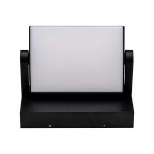 20W LED Wall Light Black Body 3000K IP65