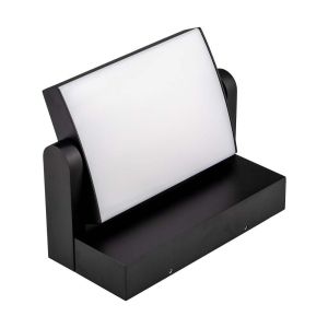 20W LED Wall Light Black Body 3000K IP65