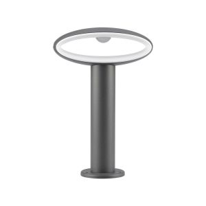 9W LED Bollard Lamp Dark Grey Aluminium 30CM 3000K IP54