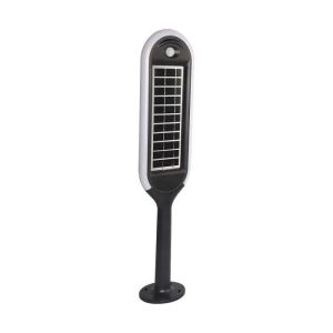 5W LED Solar Bollard Light With White + Black Body 4000K