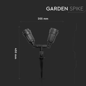 Garden Spike Double Head