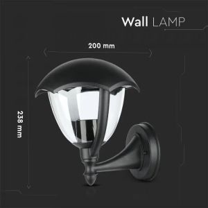 Garden Wall Lamp IP44 Facing Up