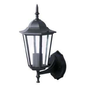 Wall Lamp E27 Matt Black Up