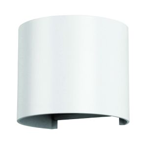 6W Wall Lamp With Bridglux Chip White Body Round IP65 3000K