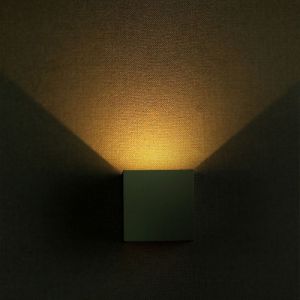 6W Wall Lamp With Bridglux Chip Grey Body Square IP65 4000K