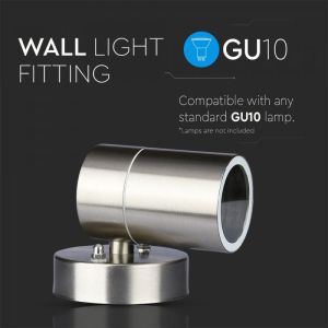 Wall Fitting GU10 Steel Body 1 Way IP44