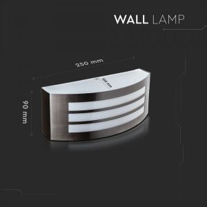 Wall Lamp E27 With Stainless Steel And PC IP44