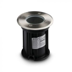 Under Ground Fitting Steel Body GU10 Black Round IP65