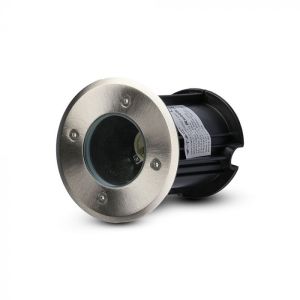 Under Ground Fitting Steel Body GU10 Black Round IP65