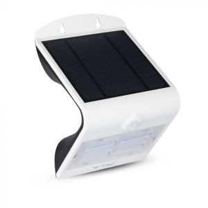 3W LED Solar Wall Light 3000K+4000K White+Black Body