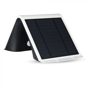 3W LED Solar Wall Light 3000K+4000K White+Black Body