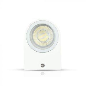 Wall Sleek Wall Fitting Round White Body 1Way IP44