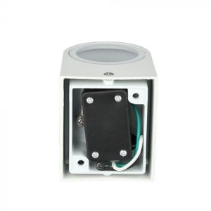 Wall Sleek Wall Fitting Round White Body 1Way IP44