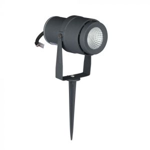 12W LED Garden Spike Lamp Grey Body Green