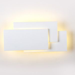 12W LED Wall Light White Body 4000K IP20